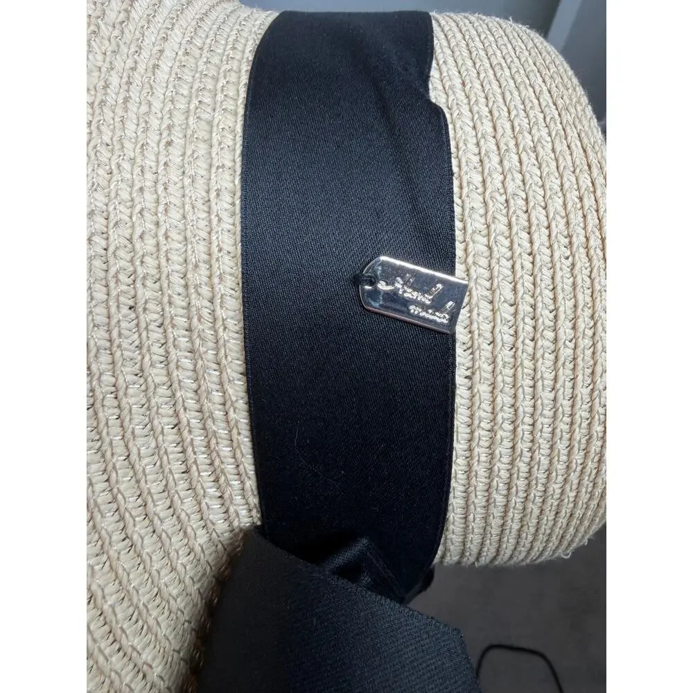 Ale-Hop Women's Sun Hat with Bow Made in Spain Beach Vacation Resort
